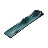Maxbell Incense Holder Housewarming Gift Ash Catcher Tray for Restaurant Home Office Green