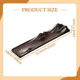 Maxbell Incense Holder Housewarming Gift Ash Catcher Tray for Restaurant Home Office Brown