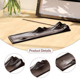 Maxbell Incense Holder Housewarming Gift Ash Catcher Tray for Restaurant Home Office Brown