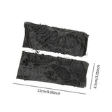 Maxbell 4x Women's Punk Fingerless Gloves Comfortable for Halloween Masquerade Party