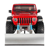 Maxbell 1/10 RC Car Accessory Decoration Metal Snow Plow for SCX10 90046 90027 90028