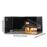 Maxbell 1/64 Japanese House Station Scene Artwork Micro Landscape Architecture Model