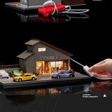Maxbell 1/64 Japanese House Station Scene Artwork Micro Landscape Architecture Model