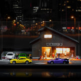 Maxbell 1/64 Japanese House Station Scene Artwork Micro Landscape Architecture Model