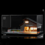 Maxbell 1/64 Japanese House Station Scene Artwork Micro Landscape Architecture Model