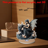 Maxbell Desktop Ornament Fairy and Dragon Tabletop Decor for Table Centerpiece Shelf