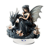 Maxbell Desktop Ornament Fairy and Dragon Tabletop Decor for Table Centerpiece Shelf