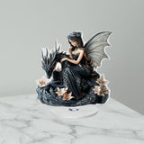 Maxbell Desktop Ornament Fairy and Dragon Tabletop Decor for Table Centerpiece Shelf