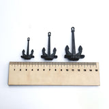 Maxbell 2Pcs RC Boat Anchors Miniature Anchors Rod Mini Hall Anchors for Kids Adults 3.5cmx6.4cm