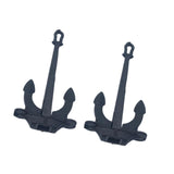 Maxbell 2Pcs RC Boat Anchors Miniature Anchors Rod Mini Hall Anchors for Kids Adults 1.0cmx1.7cm