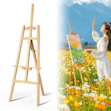 Maxbell Wooden Painting Easel Adjustable Stand Easel for Canvas Wedding Signs Adults