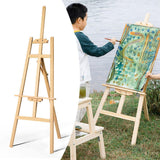 Maxbell Wooden Painting Easel Adjustable Stand Easel for Canvas Wedding Signs Adults