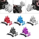 Maxbell Metal Front Gearbox Housing Gear Box Shell for 1/14 14301 14302 14303 RC Car Red