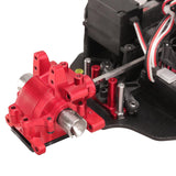 Maxbell Metal Front Gearbox Housing Gear Box Shell for 1/14 14301 14302 14303 RC Car Red