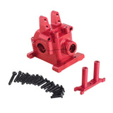 Maxbell Metal Front Gearbox Housing Gear Box Shell for 1/14 14301 14302 14303 RC Car Red