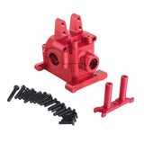 Maxbell Metal Front Gearbox Housing Gear Box Shell for 1/14 14301 14302 14303 RC Car Red
