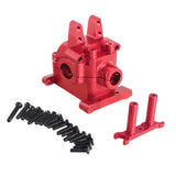 Maxbell Metal Front Gearbox Housing Gear Box Shell for 1/14 14301 14302 14303 RC Car Red
