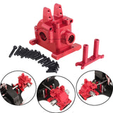 Maxbell Metal Front Gearbox Housing Gear Box Shell for 1/14 14301 14302 14303 RC Car Red