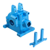 Maxbell Metal Front Gearbox Housing Gear Box Shell for 1/14 14301 14302 14303 RC Car Blue