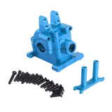 Maxbell Metal Front Gearbox Housing Gear Box Shell for 1/14 14301 14302 14303 RC Car Blue