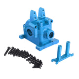 Maxbell Metal Front Gearbox Housing Gear Box Shell for 1/14 14301 14302 14303 RC Car Blue
