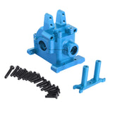Maxbell Metal Front Gearbox Housing Gear Box Shell for 1/14 14301 14302 14303 RC Car Blue