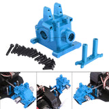 Maxbell Metal Front Gearbox Housing Gear Box Shell for 1/14 14301 14302 14303 RC Car Blue
