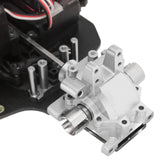 Maxbell Metal Front Gearbox Housing Gear Box Shell for 1/14 14301 14302 14303 RC Car Argent