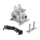 Maxbell Metal Front Gearbox Housing Gear Box Shell for 1/14 14301 14302 14303 RC Car Argent