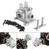 Maxbell Metal Front Gearbox Housing Gear Box Shell for 1/14 14301 14302 14303 RC Car Argent