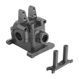 Maxbell Metal Front Gearbox Housing Gear Box Shell for 1/14 14301 14302 14303 RC Car Titanium color