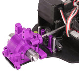 Maxbell Metal Front Gearbox Housing Gear Box Shell for 1/14 14301 14302 14303 RC Car Purple