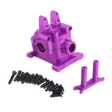 Maxbell Metal Front Gearbox Housing Gear Box Shell for 1/14 14301 14302 14303 RC Car Purple