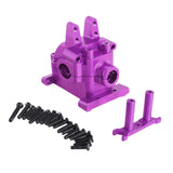 Maxbell Metal Front Gearbox Housing Gear Box Shell for 1/14 14301 14302 14303 RC Car Purple