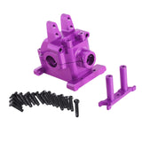 Maxbell Metal Front Gearbox Housing Gear Box Shell for 1/14 14301 14302 14303 RC Car Purple