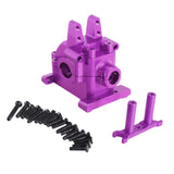Maxbell Metal Front Gearbox Housing Gear Box Shell for 1/14 14301 14302 14303 RC Car Purple