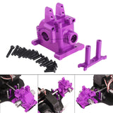 Maxbell Metal Front Gearbox Housing Gear Box Shell for 1/14 14301 14302 14303 RC Car Purple