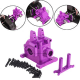 Maxbell Metal Front Gearbox Housing Gear Box Shell for 1/14 14301 14302 14303 RC Car Purple