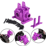 Maxbell Metal Front Gearbox Housing Gear Box Shell for 1/14 14301 14302 14303 RC Car Purple