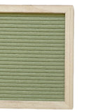 Maxbell Felt Letter Board Decorative Rustic Menu Board with Stand Desktop Ornament Green