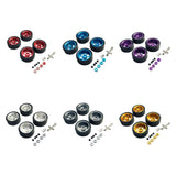 Maxbell RC Wheels and Tires Wheel Rims Set Stylish M3 Wheel Nut for 144001 Red
