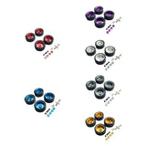 Maxbell RC Wheels and Tires Wheel Rims Set Stylish M3 Wheel Nut for 144001 Red