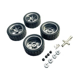 Maxbell RC Wheels and Tires Wheel Rims Set Stylish M3 Wheel Nut for 144001 Gray