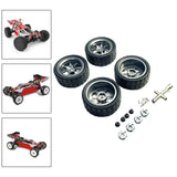 Maxbell RC Wheels and Tires Wheel Rims Set Stylish M3 Wheel Nut for 144001 Gray