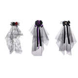 Maxbell Halloween Bridal Veil Headpiece for Masquerade Balls Escape Rooms Stage Show Eyeball
