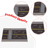 Maxbell 1/64 Highway Scene Model Diorama Background Underground Garage Scene Display With zebra crossing