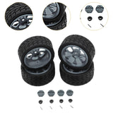 Maxbell RC Wheels Tires Kit Upgrade Accessories RC Rubber Tires for 144001 1:10 1/14 Gray
