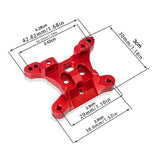 Maxbell 1:16 Remote Control Car Rustproof Front Rear Shockmount for RC Vehicle Parts Red