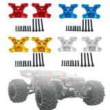 Maxbell 1:16 Remote Control Car Rustproof Front Rear Shockmount for RC Vehicle Parts Red