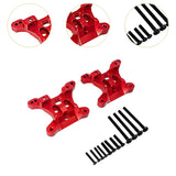 Maxbell 1:16 Remote Control Car Rustproof Front Rear Shockmount for RC Vehicle Parts Red